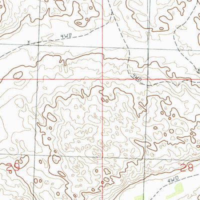 United States Geological Survey Well Valley, NE (1986, 24000-Scale) digital map