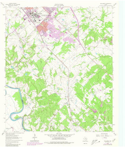 United States Geological Survey Wellborn, TX (1961, 24000-Scale) digital map