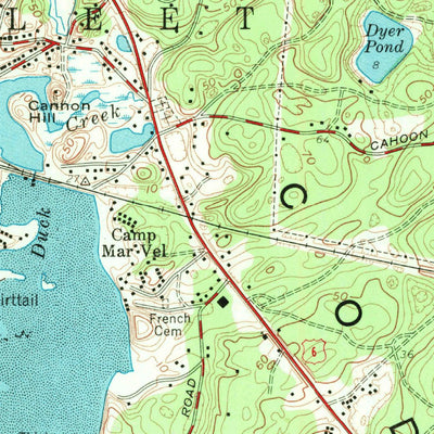 United States Geological Survey Wellfleet, MA (1958, 24000-Scale) digital map