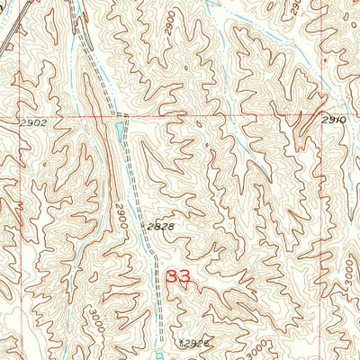 United States Geological Survey Wellfleet NE, NE (1956, 24000-Scale) digital map
