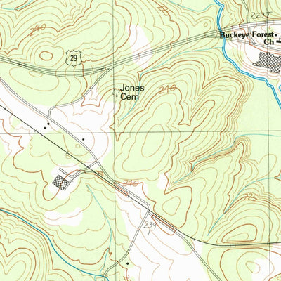 United States Geological Survey Wellford, SC (1983, 24000-Scale) digital map