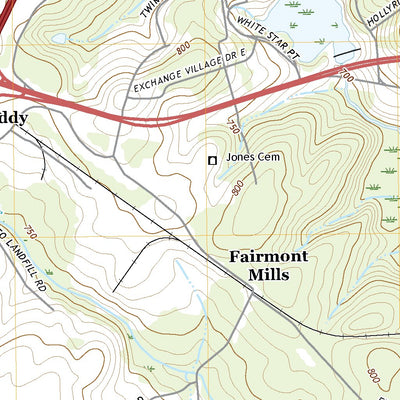 United States Geological Survey Wellford, SC (2020, 24000-Scale) digital map