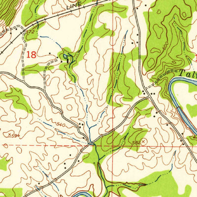 United States Geological Survey Wellington, AL (1947, 24000-Scale) digital map