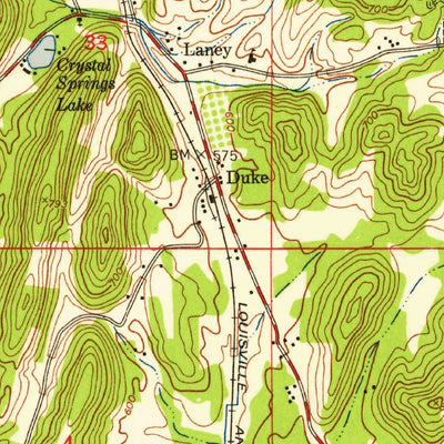 United States Geological Survey Wellington, AL (1947, 24000-Scale) digital map