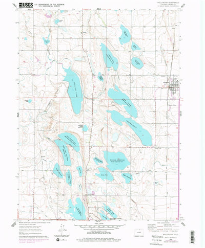 United States Geological Survey Wellington, CO (1960, 24000-Scale) digital map