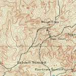 United States Geological Survey Wellington, NV-CA (1891, 125000-Scale) digital map