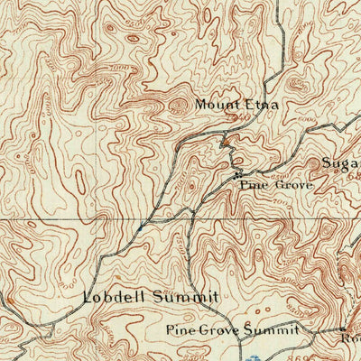 United States Geological Survey Wellington, NV-CA (1891, 125000-Scale) digital map