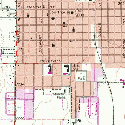 United States Geological Survey Wellington, TX (1964, 24000-Scale) digital map