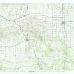 United States Geological Survey Wellington, TX-OK (1986, 100000-Scale) digital map