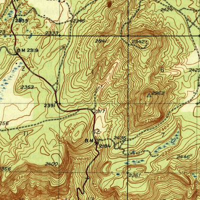 United States Geological Survey Wellpinit, WA (1944, 62500-Scale) digital map