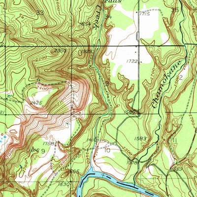 United States Geological Survey Wellpinit, WA (1953, 62500-Scale) digital map