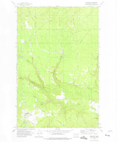 United States Geological Survey Wellpinit, WA (1973, 24000-Scale) digital map