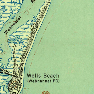 United States Geological Survey Wells, ME (1944, 24000-Scale) digital map
