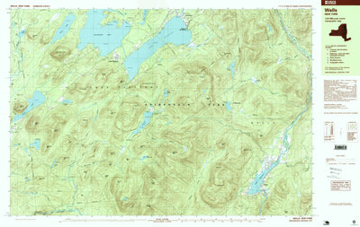 United States Geological Survey Wells, NY (1997, 25000-Scale) digital map