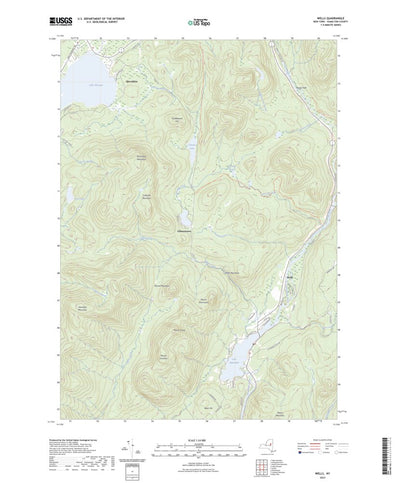 United States Geological Survey Wells, NY (2023, 24000-Scale) digital map