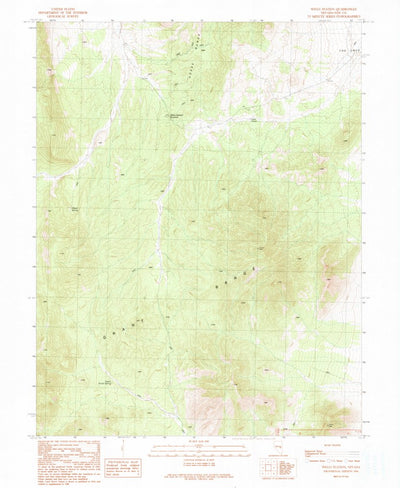 United States Geological Survey Wells Station, NV (1990, 24000-Scale) digital map