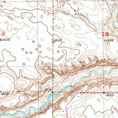 United States Geological Survey Wellsburg, ND (1986, 24000-Scale) digital map