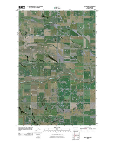 United States Geological Survey Wellsburg, ND (2011, 24000-Scale) digital map