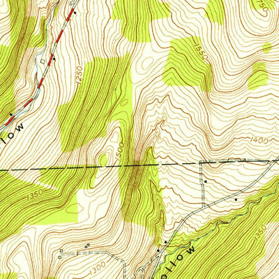 United States Geological Survey Wellsburg, NY-PA (1954, 24000-Scale) digital map