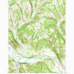 United States Geological Survey Wellsburg, NY-PA (1969, 24000-Scale) digital map
