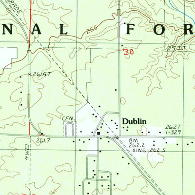 United States Geological Survey Wellston, MI (1987, 24000-Scale) digital map