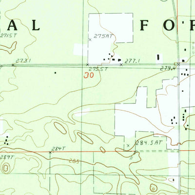 United States Geological Survey Wellston NE, MI (1987, 24000-Scale) digital map