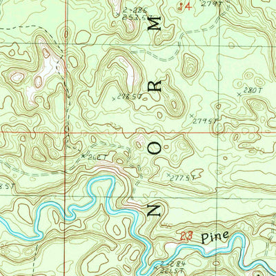 United States Geological Survey Wellston NE, MI (1987, 24000-Scale) digital map