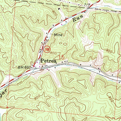 United States Geological Survey Wellston, OH (1961, 24000-Scale) digital map