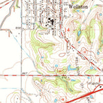 United States Geological Survey Wellston, OK (1966, 24000-Scale) digital map