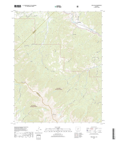 United States Geological Survey Wellsville, CO (2019, 24000-Scale) digital map