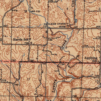 United States Geological Survey Wellsville, MO (1942, 62500-Scale) digital map