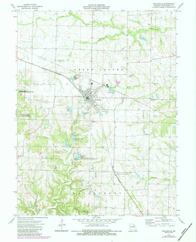 United States Geological Survey Wellsville, MO (1973, 24000-Scale) digital map