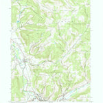 United States Geological Survey Wellsville North, NY (1965, 24000-Scale) digital map