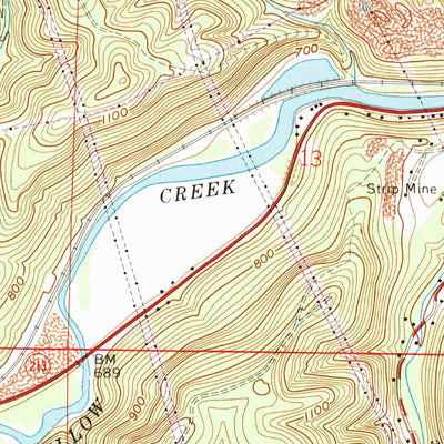United States Geological Survey Wellsville, OH-WV (1960, 24000-Scale) digital map