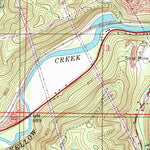 United States Geological Survey Wellsville, OH-WV (1994, 24000-Scale) digital map
