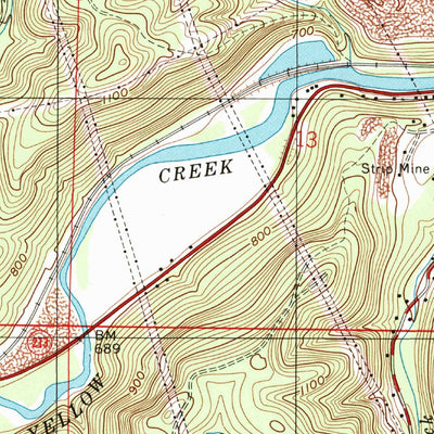 United States Geological Survey Wellsville, OH-WV (1994, 24000-Scale) digital map