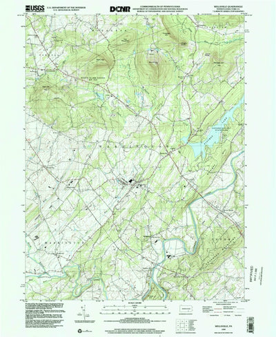 United States Geological Survey Wellsville, PA (1999, 24000-Scale) digital map