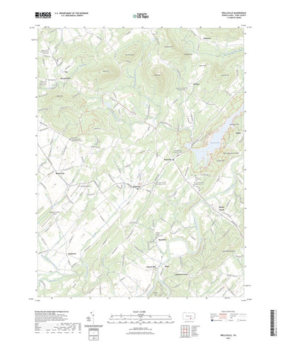 United States Geological Survey Wellsville, PA (2023, 24000-Scale) digital map