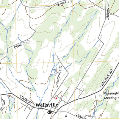 United States Geological Survey Wellsville, PA (2023, 24000-Scale) digital map