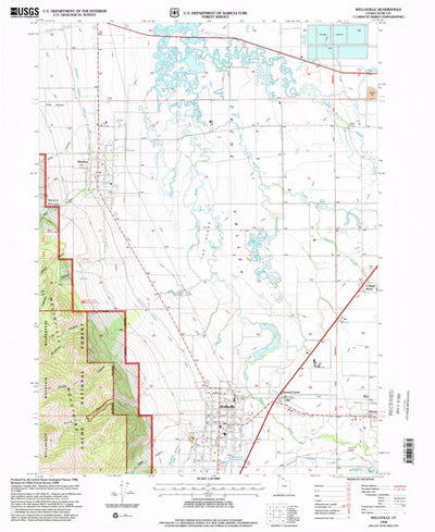 United States Geological Survey Wellsville, UT (1998, 24000-Scale) digital map
