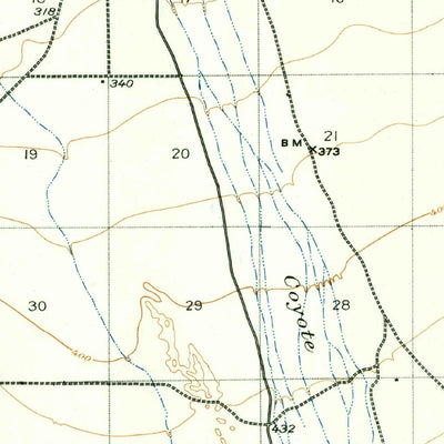 United States Geological Survey Wellton, AZ (1926, 62500-Scale) digital map