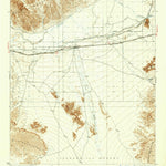 United States Geological Survey Wellton, AZ (1929, 62500-Scale) digital map
