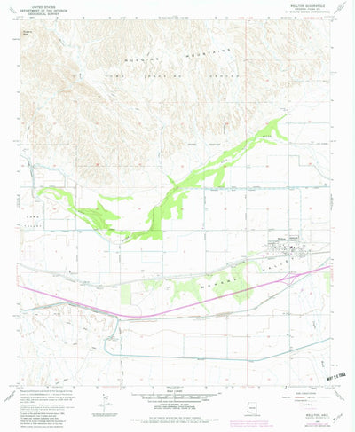 United States Geological Survey Wellton, AZ (1965, 24000-Scale) digital map
