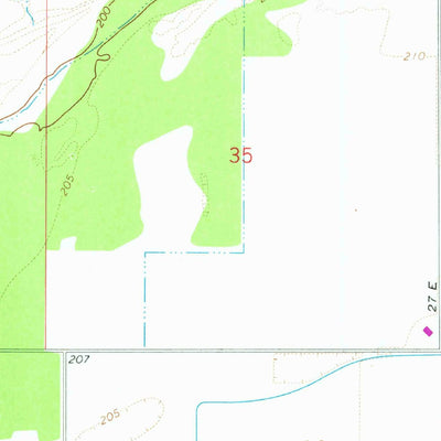 United States Geological Survey Wellton, AZ (1965, 24000-Scale) digital map