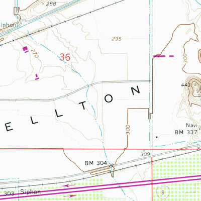 United States Geological Survey Wellton Mesa, AZ (1965, 24000-Scale) digital map