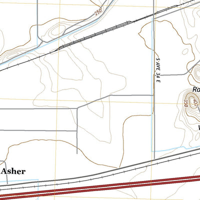 United States Geological Survey Wellton Mesa, AZ (2021, 24000-Scale) digital map