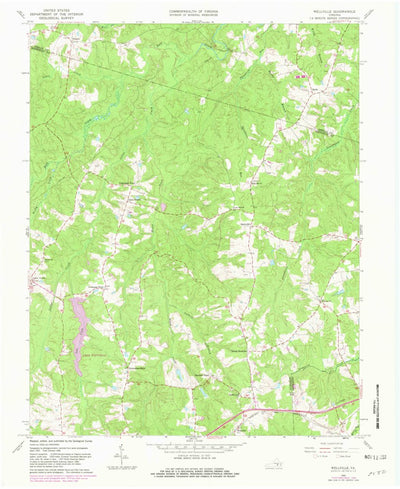 United States Geological Survey Wellville, VA (1966, 24000-Scale) digital map
