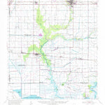United States Geological Survey Welsh, LA (1955, 62500-Scale) digital map