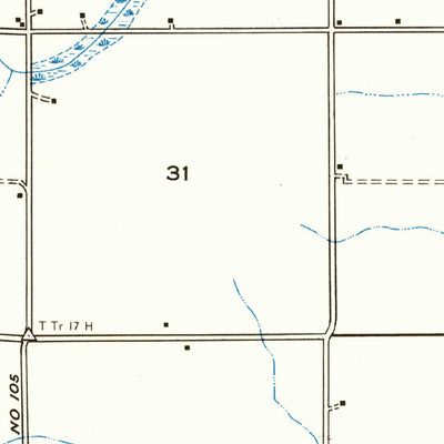United States Geological Survey Welsh North, LA (1947, 31680-Scale) digital map