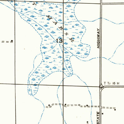 United States Geological Survey Welsh North, LA (1947, 31680-Scale) digital map